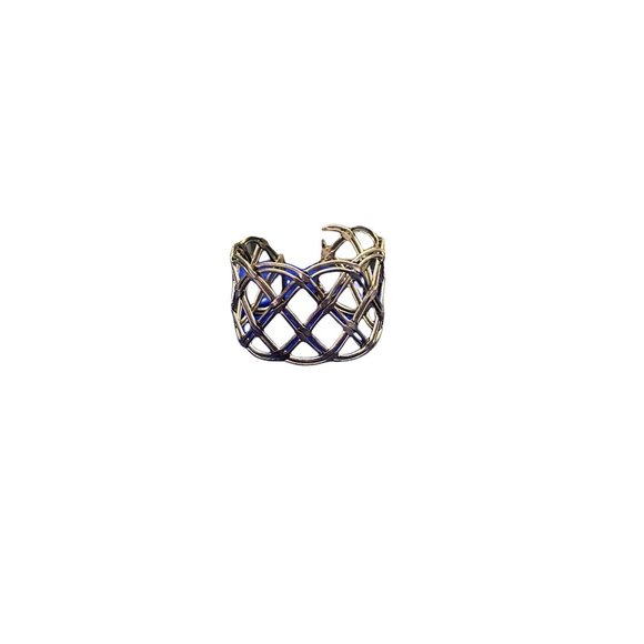 Silver Lattice Cuff - Picture 1 of 5